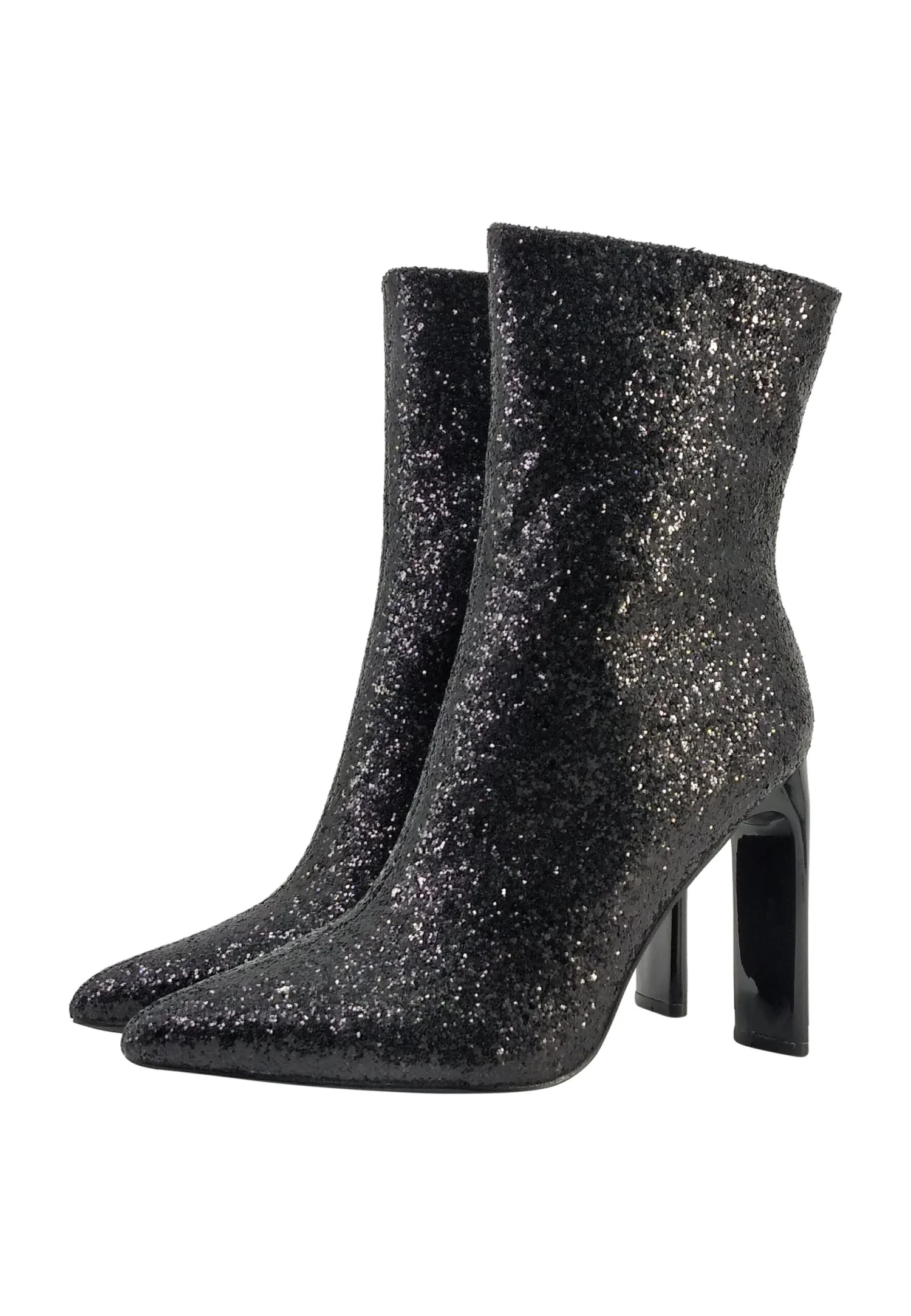 Faina Paino - Enkellaarsjes Met Hoge Hak - Schwarz 5 Faina Paino - Enkellaarsjes Met Hoge Hak - Schwarz - Image 3