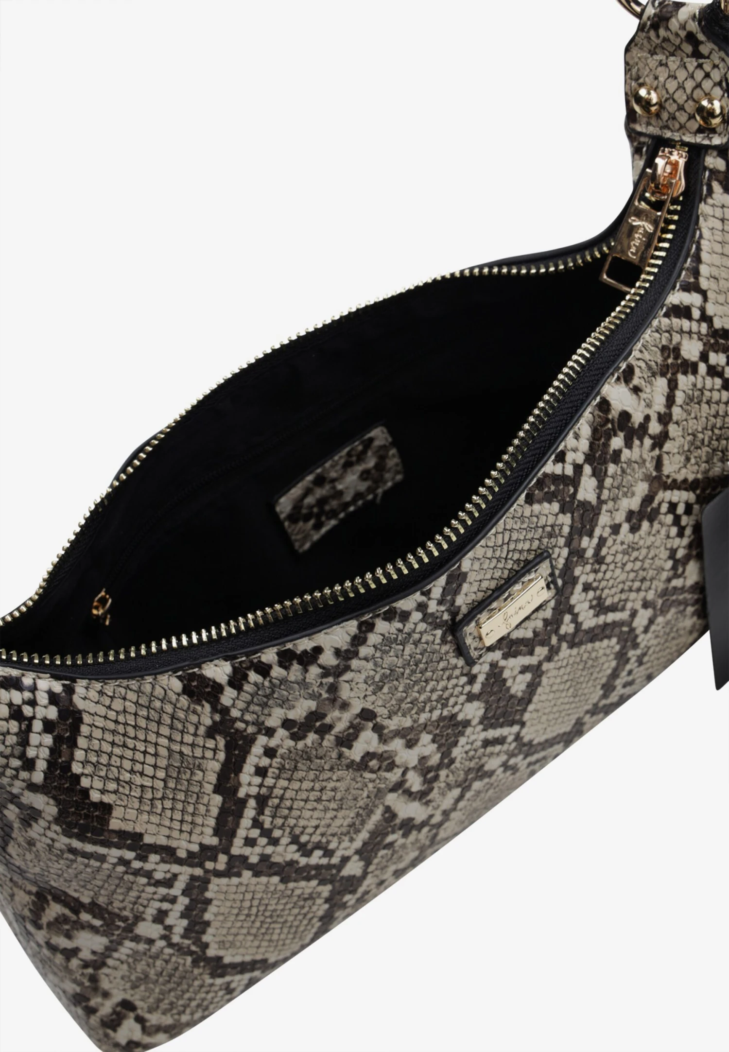 Faina Schoudertassen Schoudertas Dames Beige / Antraciet 6 Faina Schoudertassen Schoudertas Dames Beige / Antraciet - Image 4